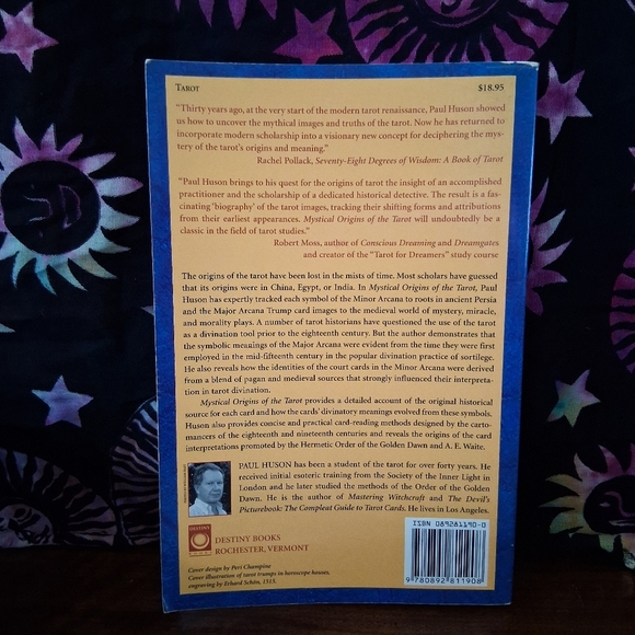 Mystical Origins Of The Tarot Book By Paul Huson 2004 Ancient Roots To Modern - Picture 2 of 15